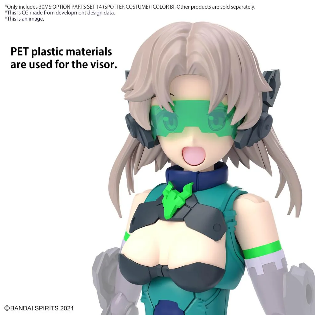 30MS - Option parts set 14 (Spotter Costume) (Color B) - Model Kit